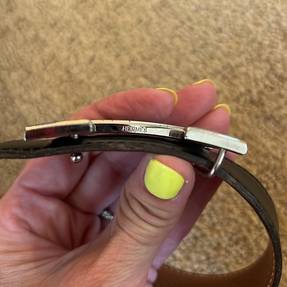 Hermes H Belt buckle and reversible leather strap - Picture 13 of 17